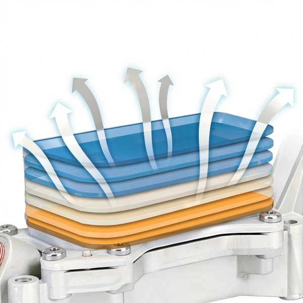 WEILEITE Aluminum Engine Oil Cooler for 3.6L-4