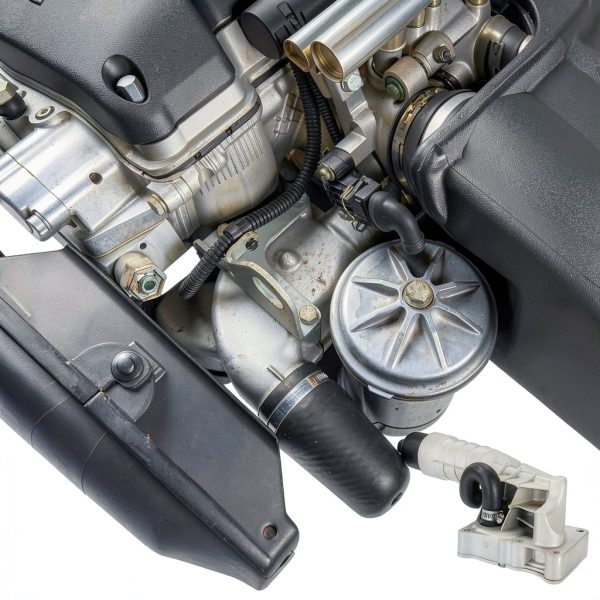 Mercedes Oil Cooler Housing YOLLKY Aluminum-3