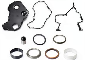 Vrytos Timing Cover for 5.9L Cummins Diesel OEM 4991279 Polished-0