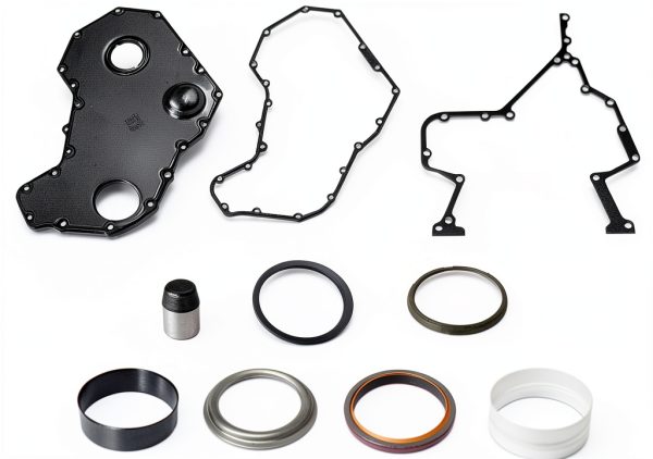 Vrytos Timing Cover for 5.9L Cummins Diesel OEM 4991279 Polished-0