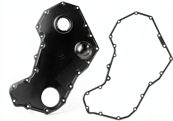 Vrytos Timing Cover for 5.9L Cummins Diesel OEM 4991279 Polished-1